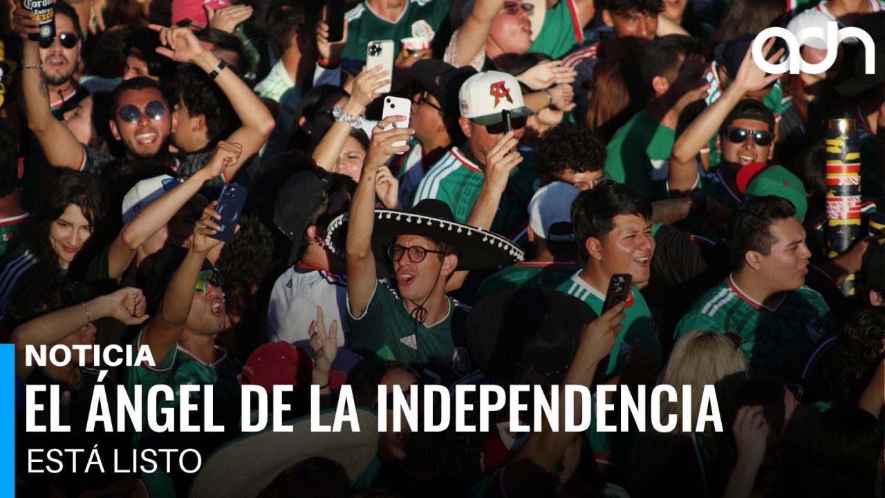 Así se vive la espera en el Ángel por un triunfo de la Selección Azteca
