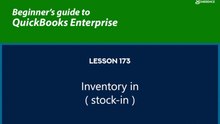 173 - Inventory in ( stock-in )