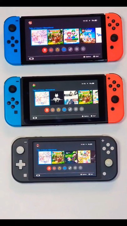 Tales of Graces f Remastered Switch Lite vs Standard vs Oled | Speed Test Comparison #switch