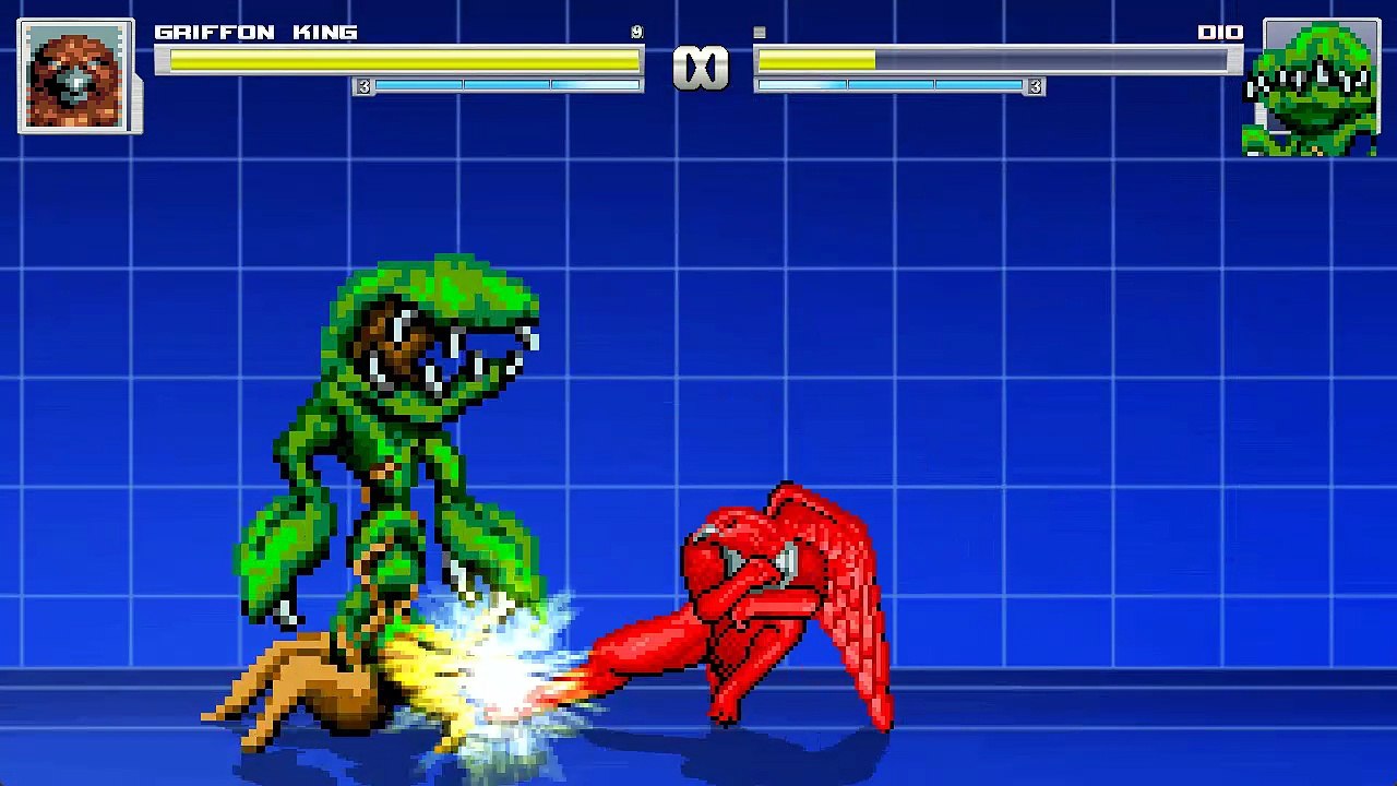 M.U.G.E.N (Survival Mode) Griffon King (Red) Longplay