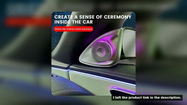 4D Rotating Tweeter Speaker For Mercedes Benz W214 E Class Car 64 Colors RGB Ambient Light Treble Ho