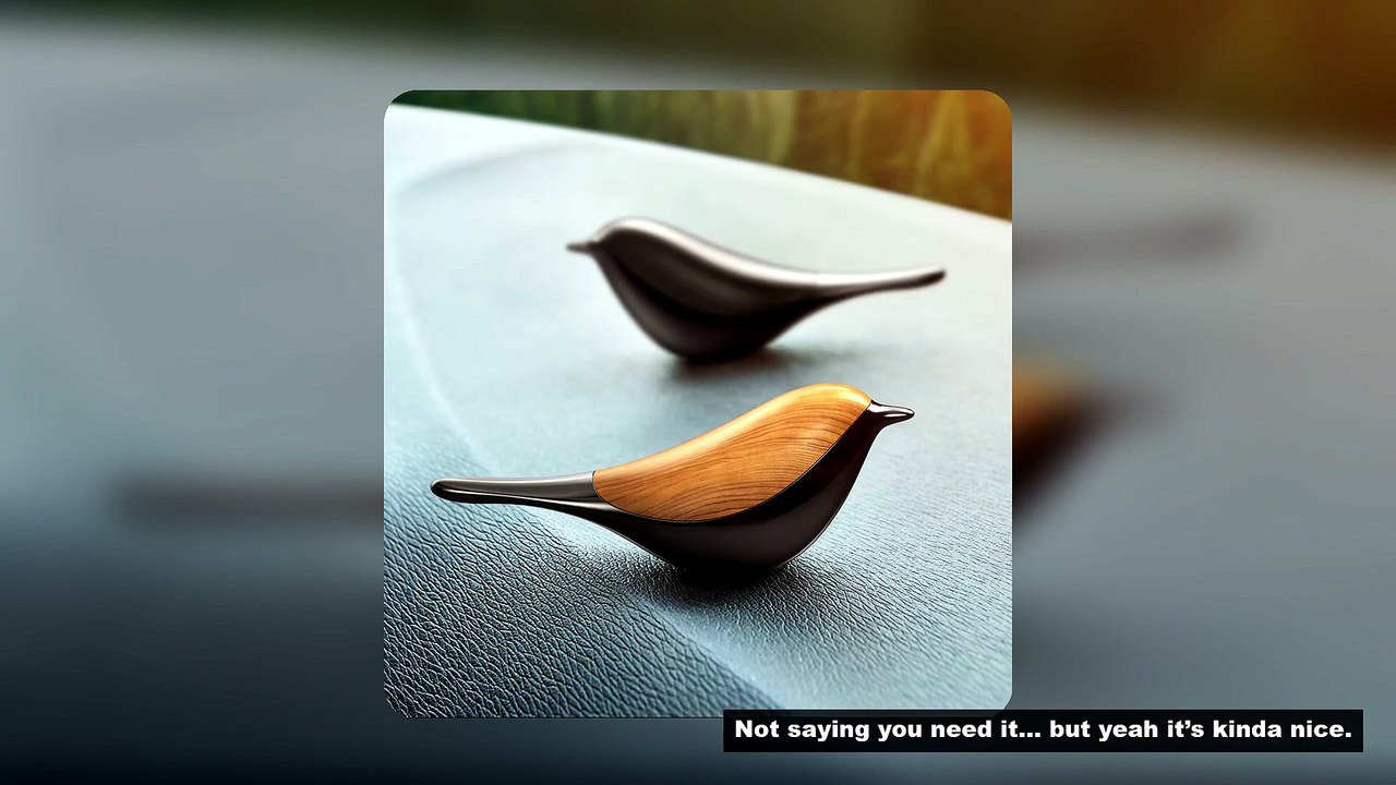 Car Air Freshener Lucky Bird Aromatherapy Diffuser Alloy Magnetic Cap Auto Interior Fragrance Air Pu