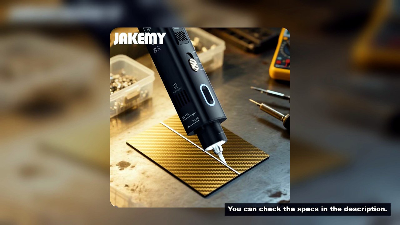 JAKEMY Ultrasonic Cutter & Polisher: 35W 40kHz, Model Trimming Knife, for DIY Crafts, Ultrasonic Pla