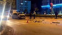 Çorum’da kazaya karışan şoför aracını bırakıp kaçtı