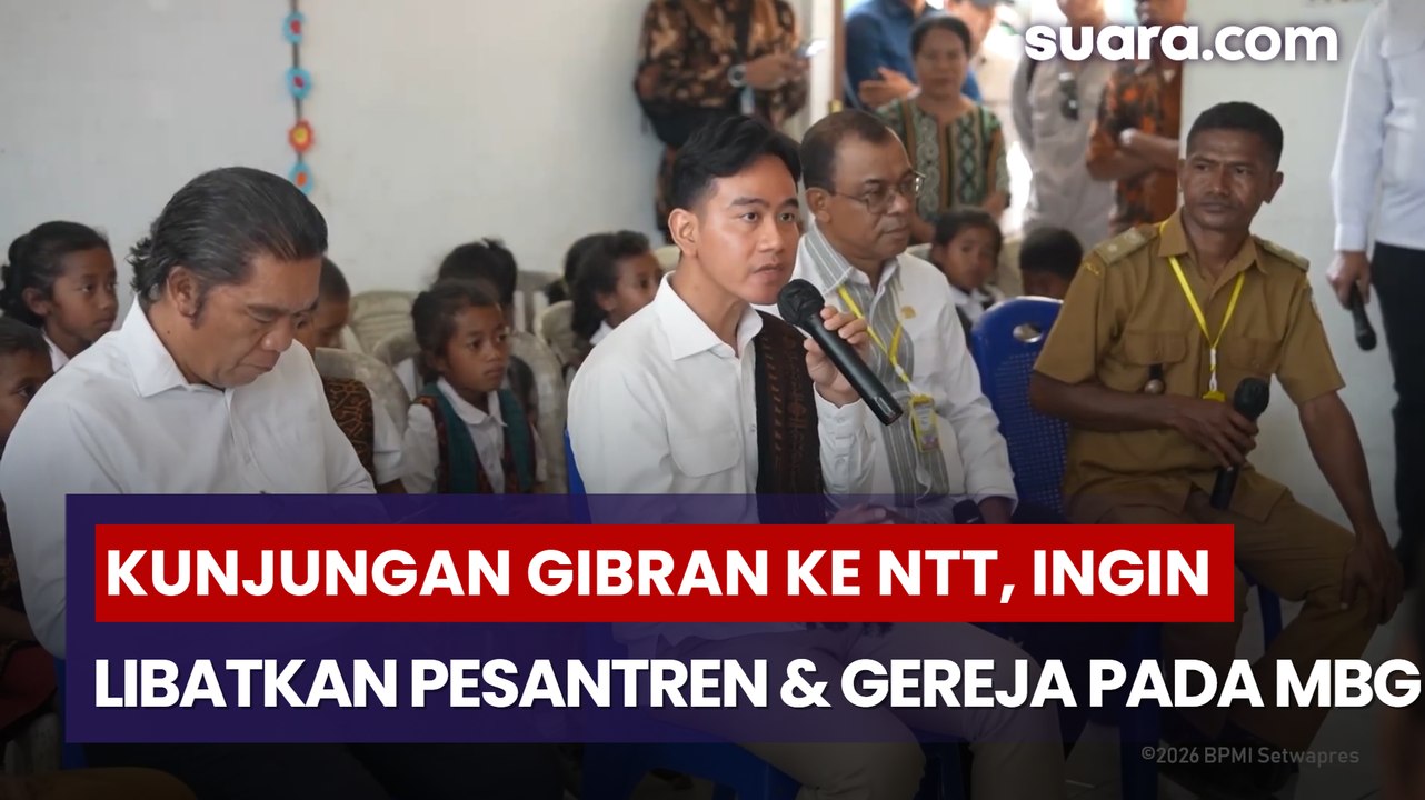 Kunjungan Gibran ke NTT, Ingin Pesantren dan Gereja Dilibatkan Dalam MBG