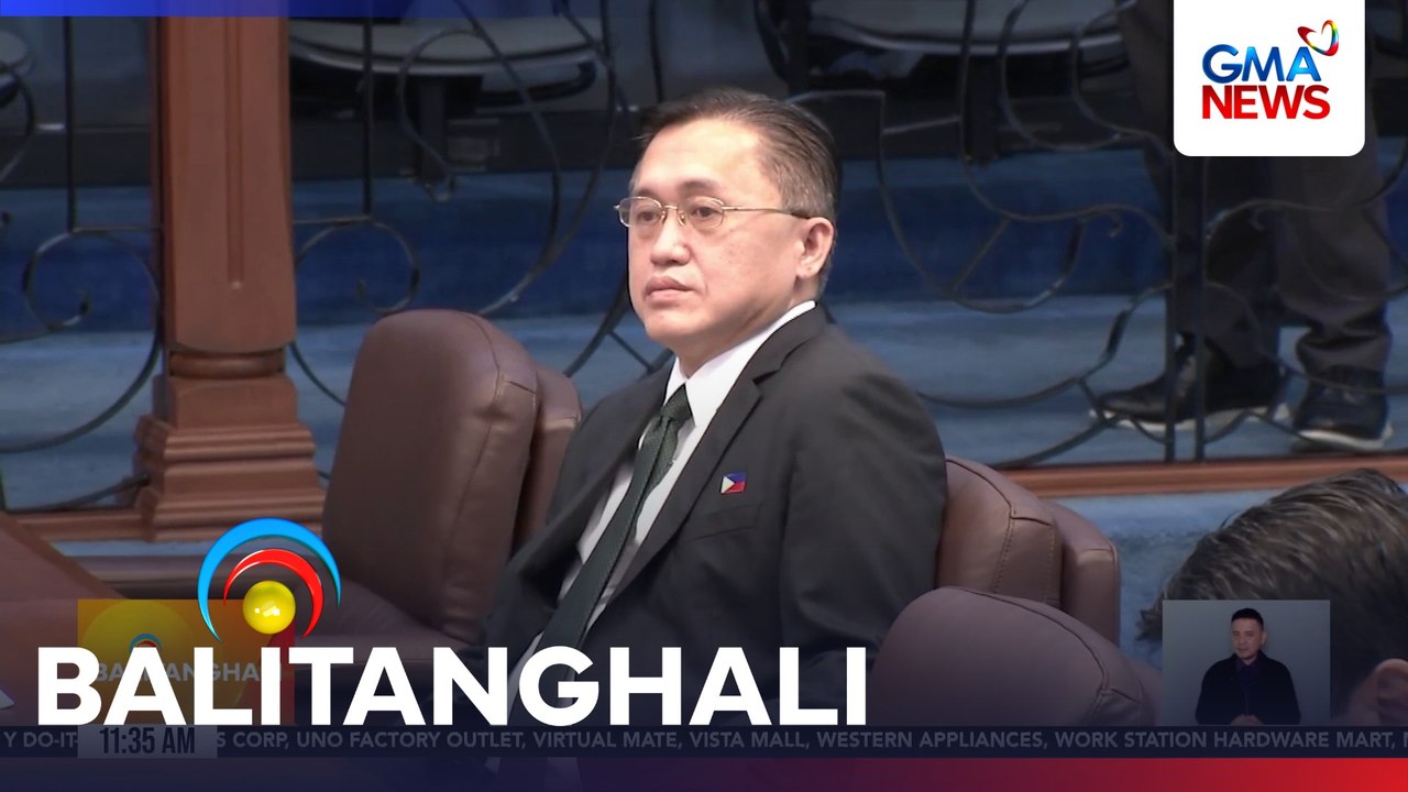 Sen. Bong Go sa umano'y arrest warrant ng ICC - 'Wala po akong nilabag na anumang batas' | Balitanghali