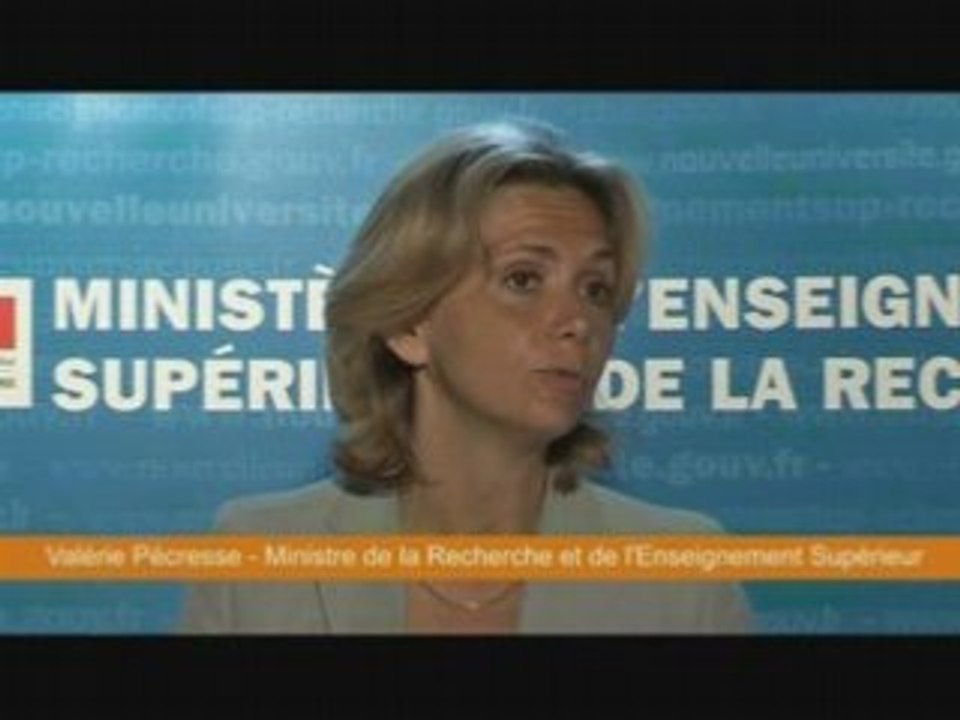 Interview Valérie Pécresse, Ministre
