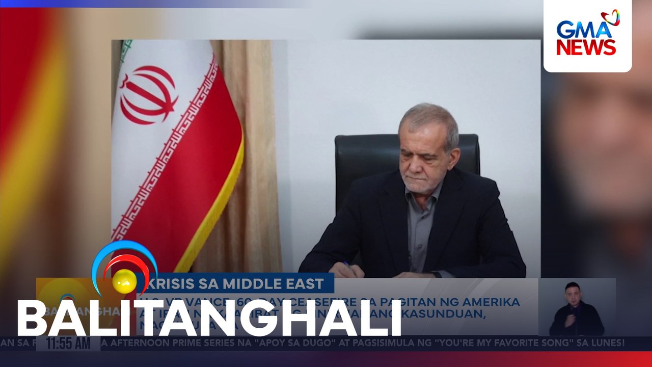 U.S. VP Vance - 60-day ceasefire sa pagitan ng Amerika at Iran na kaakibat ng pinirmahang kasunduan, nagsimula na | Balitanghali