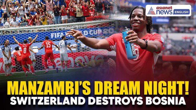 Switzerland vs Bosnia Highlights: Manzambi’s Magic Seals 4-1 World Cup Thriller
