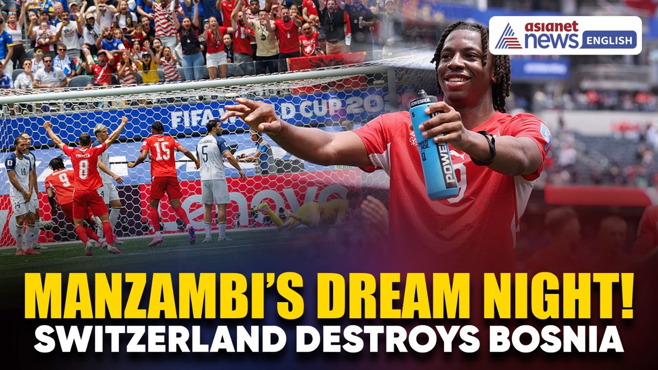 Switzerland vs Bosnia Highlights: Manzambi’s Magic Seals 4-1 World Cup Thriller
