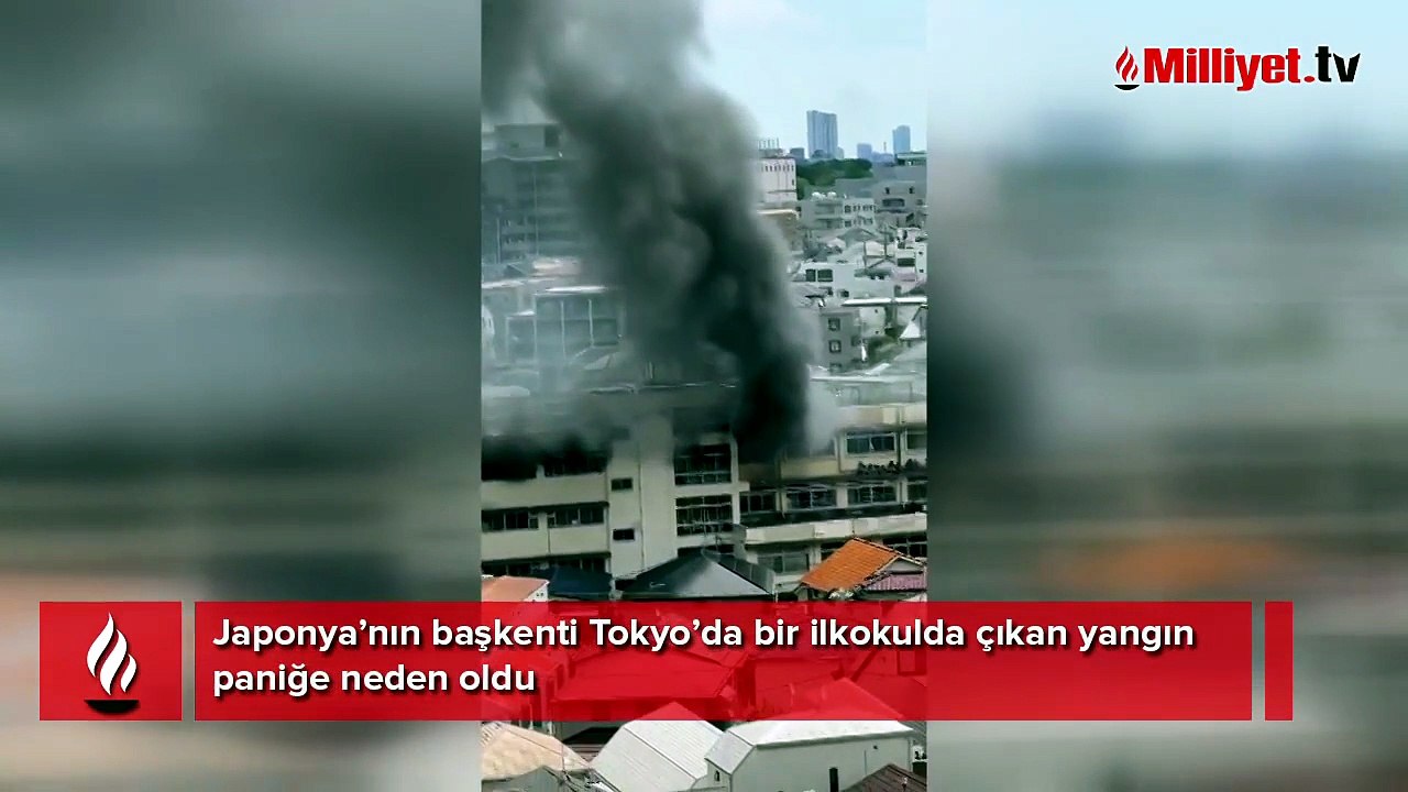 Japonya'da ilkokulda yangın! Acil durum alarmı verildi, yaralılar var