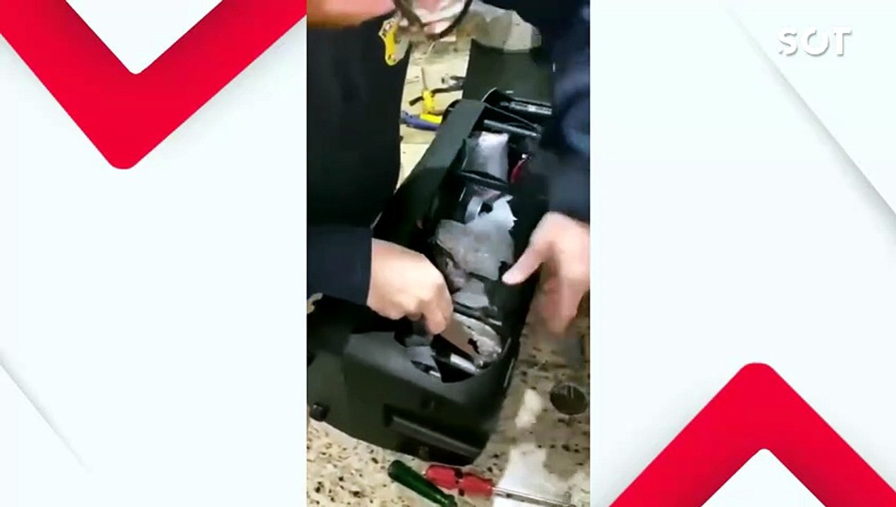 PRF apreende fuzil escondido dentro de caixa de som durante fiscalização na BR-277, em Santa Terezinha de Itaipu