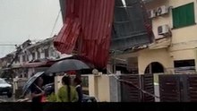 Severe thunderstorm hits Bercham