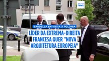 Polónia: Jordan Bardella reúne-se em Varsóvia com Karol Nawrocki
