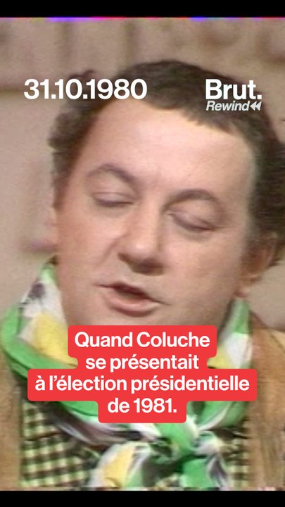 Quand Coluche se présentait à l'élection présidentielle de 1981