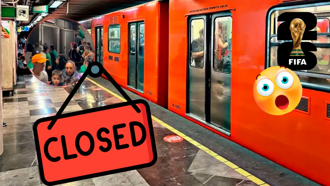 Mundial 2026: La fiesta del Tri se complica; aficionados quedan varados por el cierre del Metro