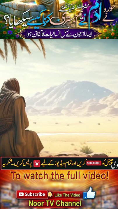Hazrat Adam A.S Ne Hambistari Kaise Seekhi_ _ Janiye Dilchasp Maloomat_ Noor TV