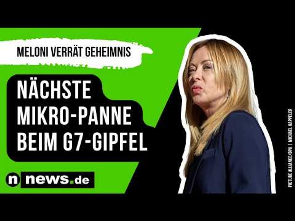Nächste Mikro-Panne beim G7-Gipfel - Meloni verrät überraschendes Geheimnis