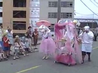 Déguisements de chiens français à la parade