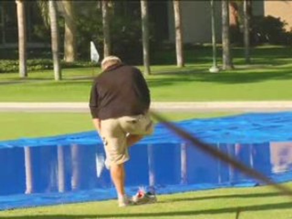 GOLF VIDEOS: How to create a synthetic water hazard