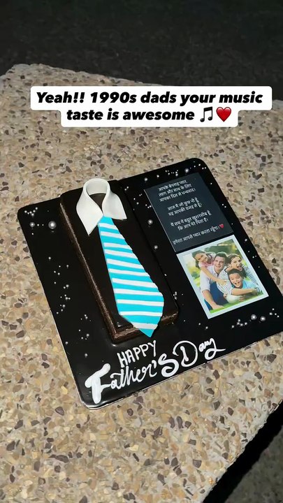90s Dad Vibes in a Cake 🎶❤️ | A Father’s Day Surprise Cake