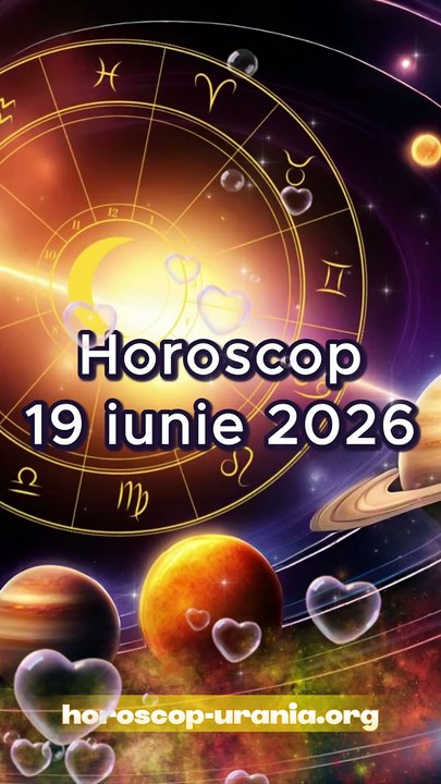 Horoscop 19 iunie 2026 - oferit de horoscop-urania.org
