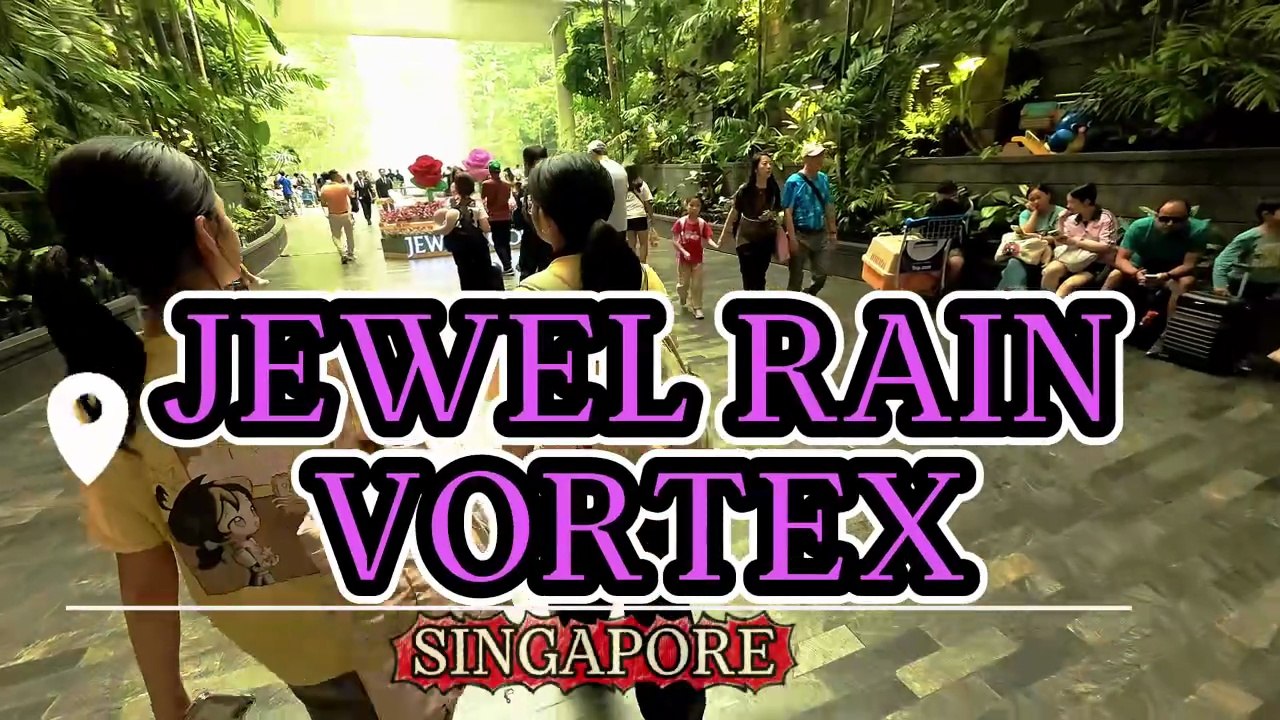 Singapore's spectacular & breathtaking Jewel Changi Rain Vortex—the world's tallest indoor waterfall! ✨🇸🇬