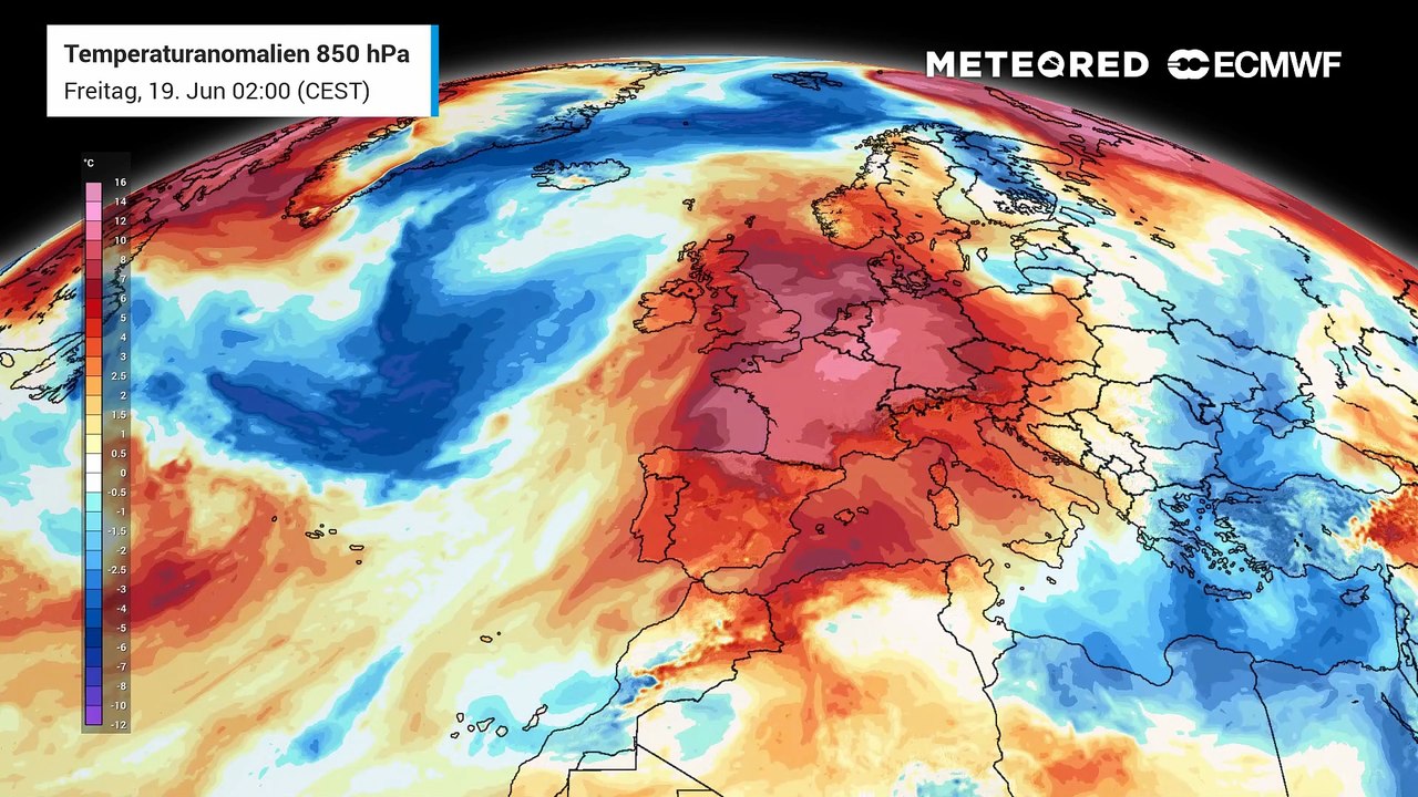 Ein gigantischer Heat Dome liegt über Europa und verstärkt sich immer mehr!
