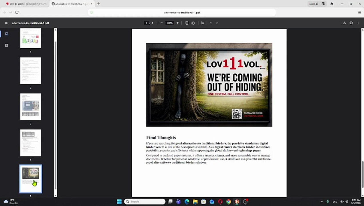 How to Convert PDF to Word