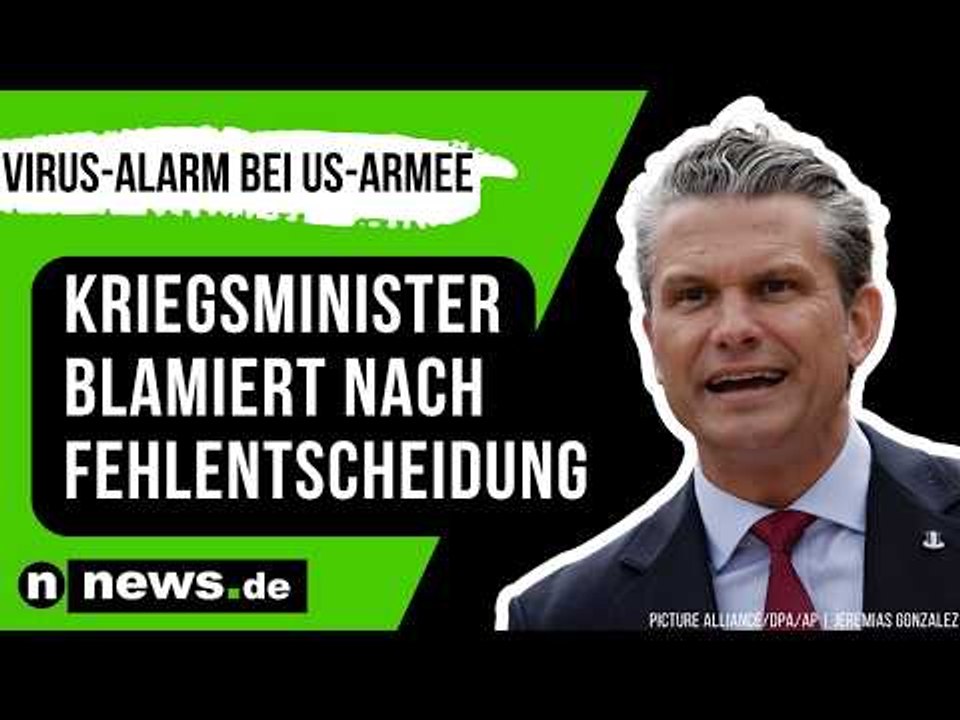 Pete Hegseth: Trump-Kriegsminister blamiert nach Fehlentscheidung - Virus-Alarm stoppt US-Armee