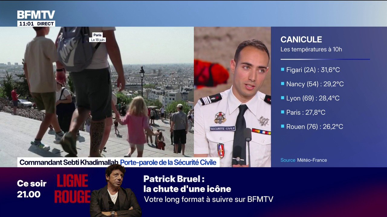 Canicule: "On a un travail d'anticipation et de préparation", explique le porte-parole de la sécurité civile