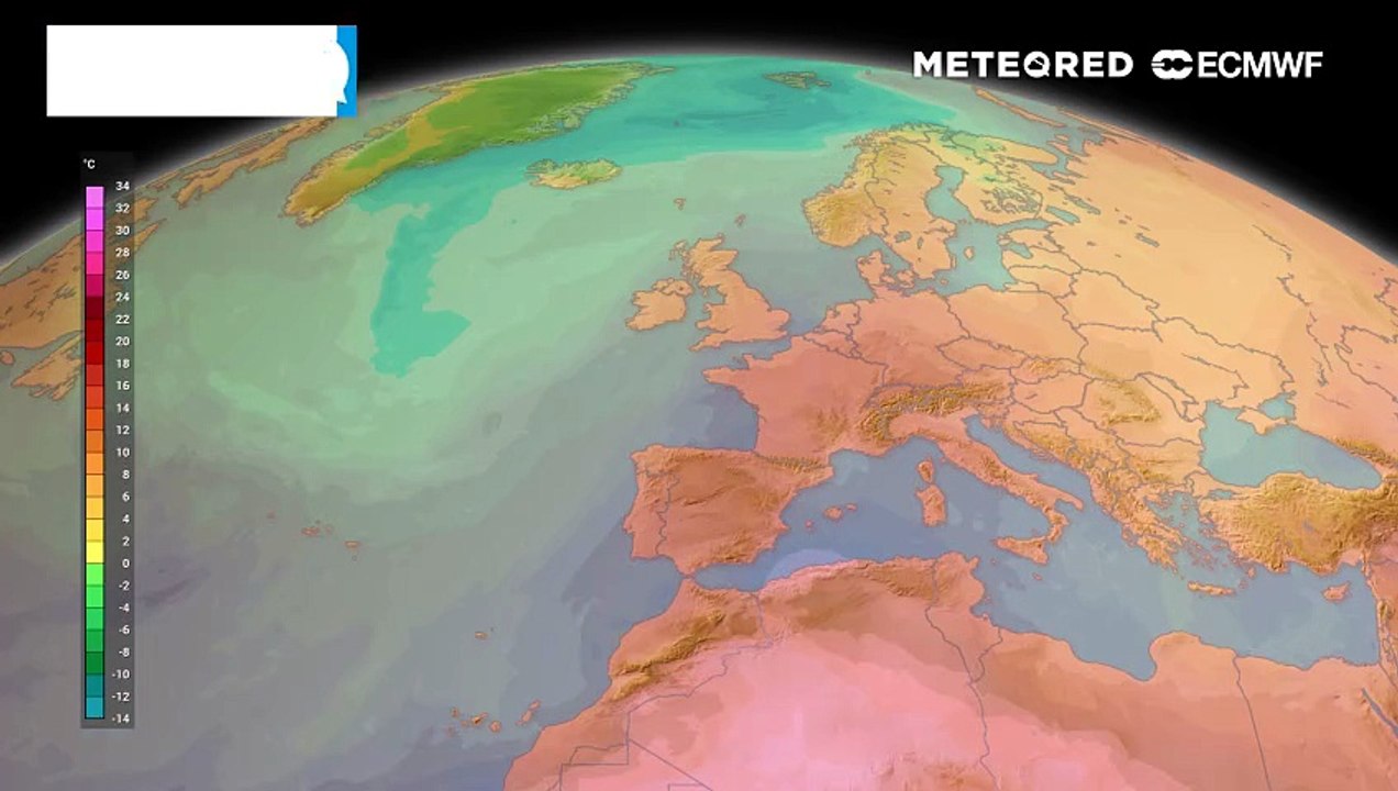 Extrem heiße Luftmassen werden nach und nach immer mehr nach Europa gepumpt!