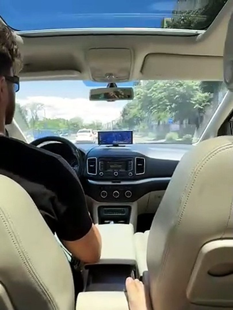 ⁣Watching Spotify