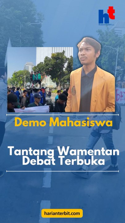 Demo Mahasiswa Tantang Wamentan Debat Terbuka