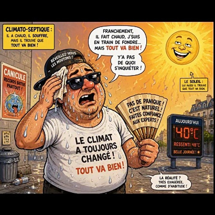 " Il fait chaud c'est l'été " Chanson pour les climato-dénialiste