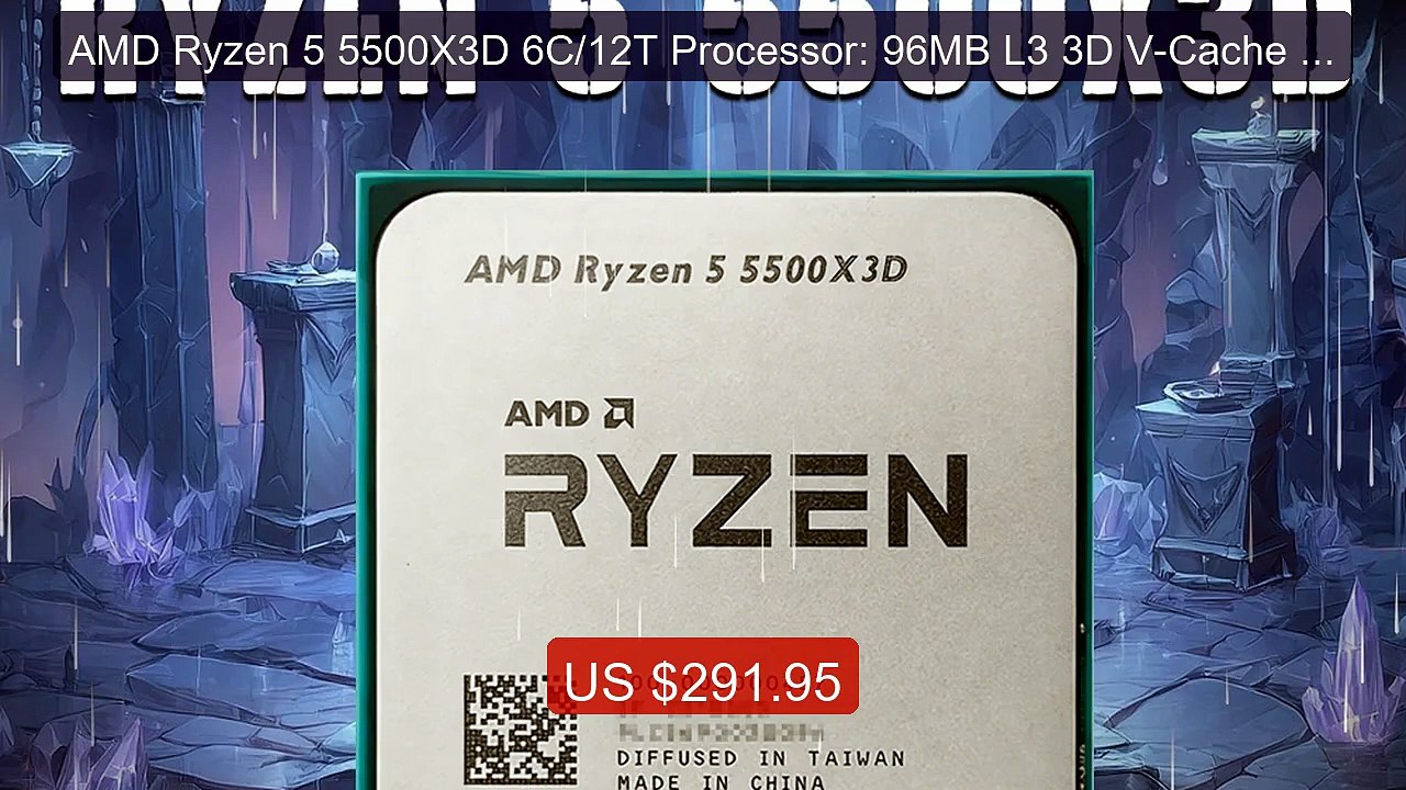 AMD Ryzen 5 5500X3D 6C/12T Processor: 96MB L3 3D V-Cache Tech,... -- Best Buy 2026 | Great Quality!