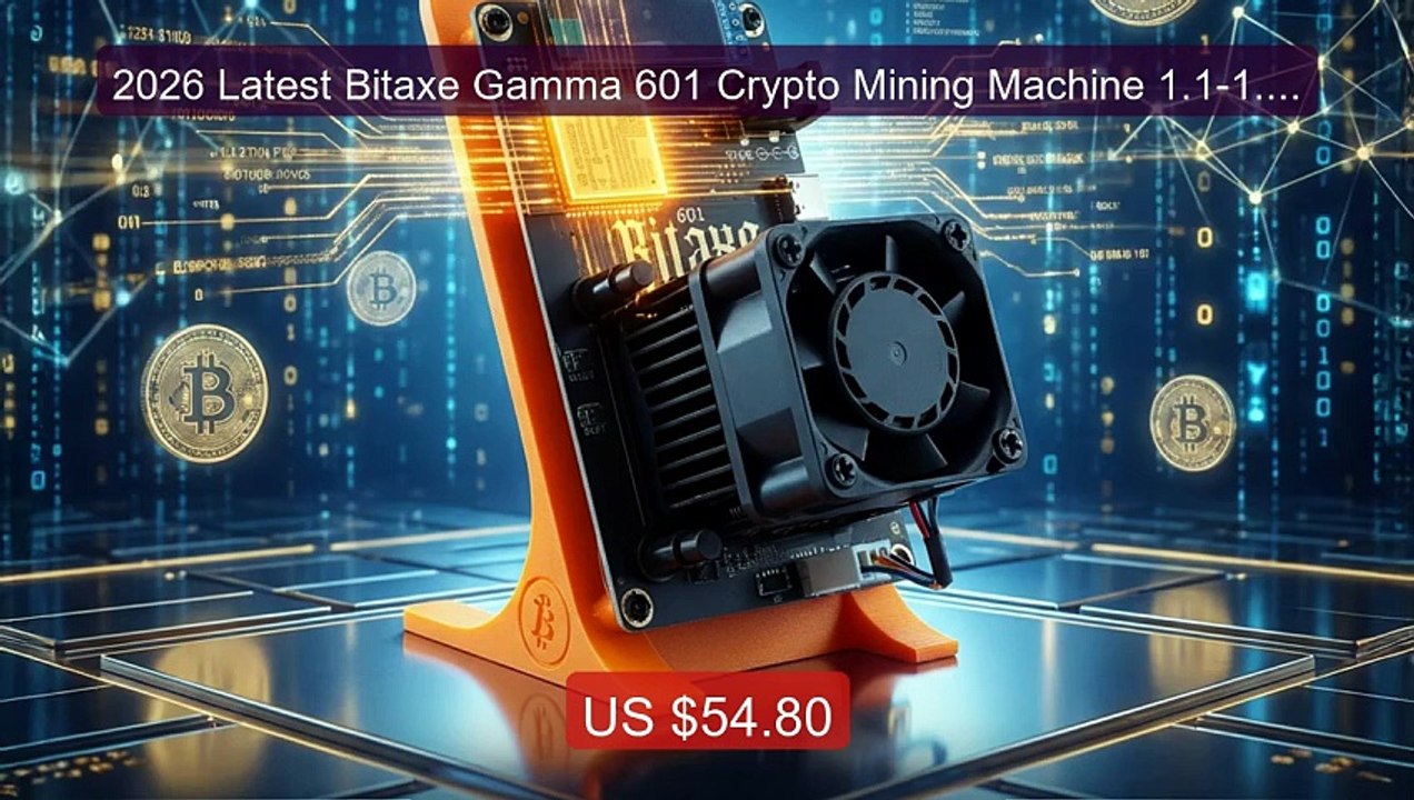 2026 Latest Bitaxe Gamma 601 Crypto Mining Mach...