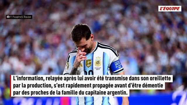 « C'est inacceptable » : une présentatrice argentine démissionne après avoir annoncé par erreur à la télévision la mort du père de Lionel Messi - Foot - Argentine