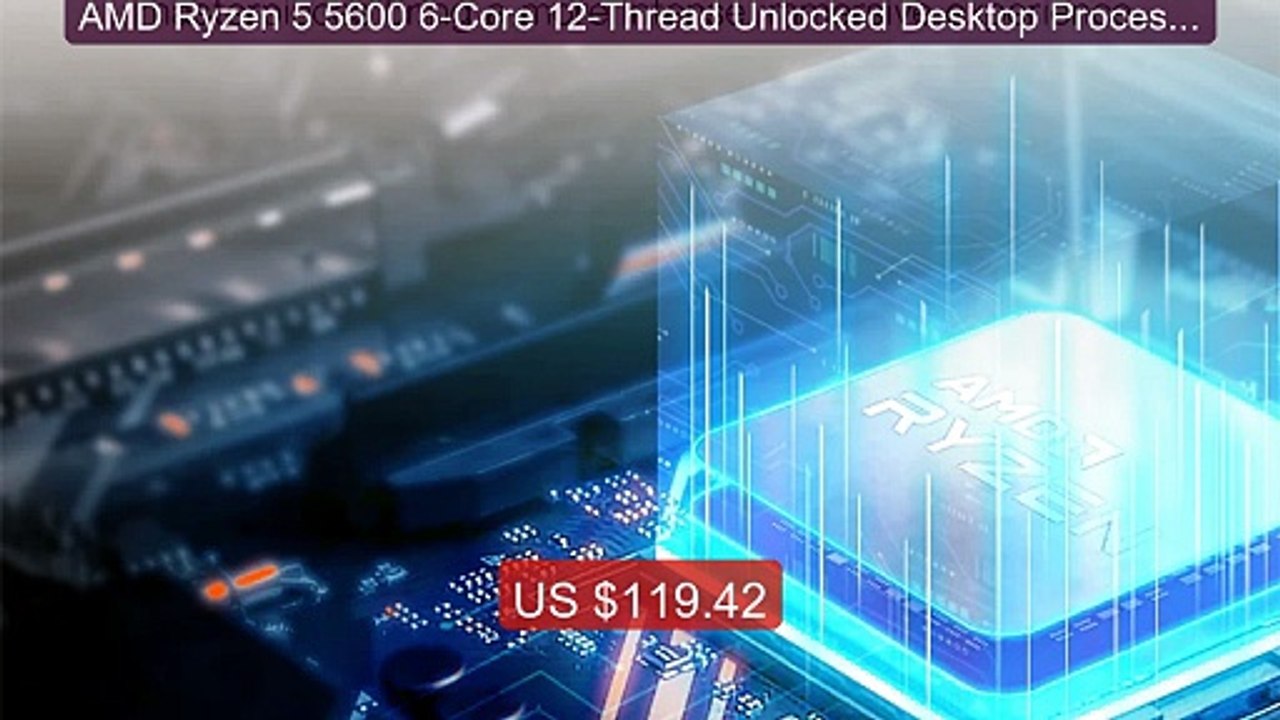 AMD Ryzen 5 5600 6-Core 12-Thread Unlocked Desktop Processor, Up t... -- Best Deal 2026 | Shop Now!