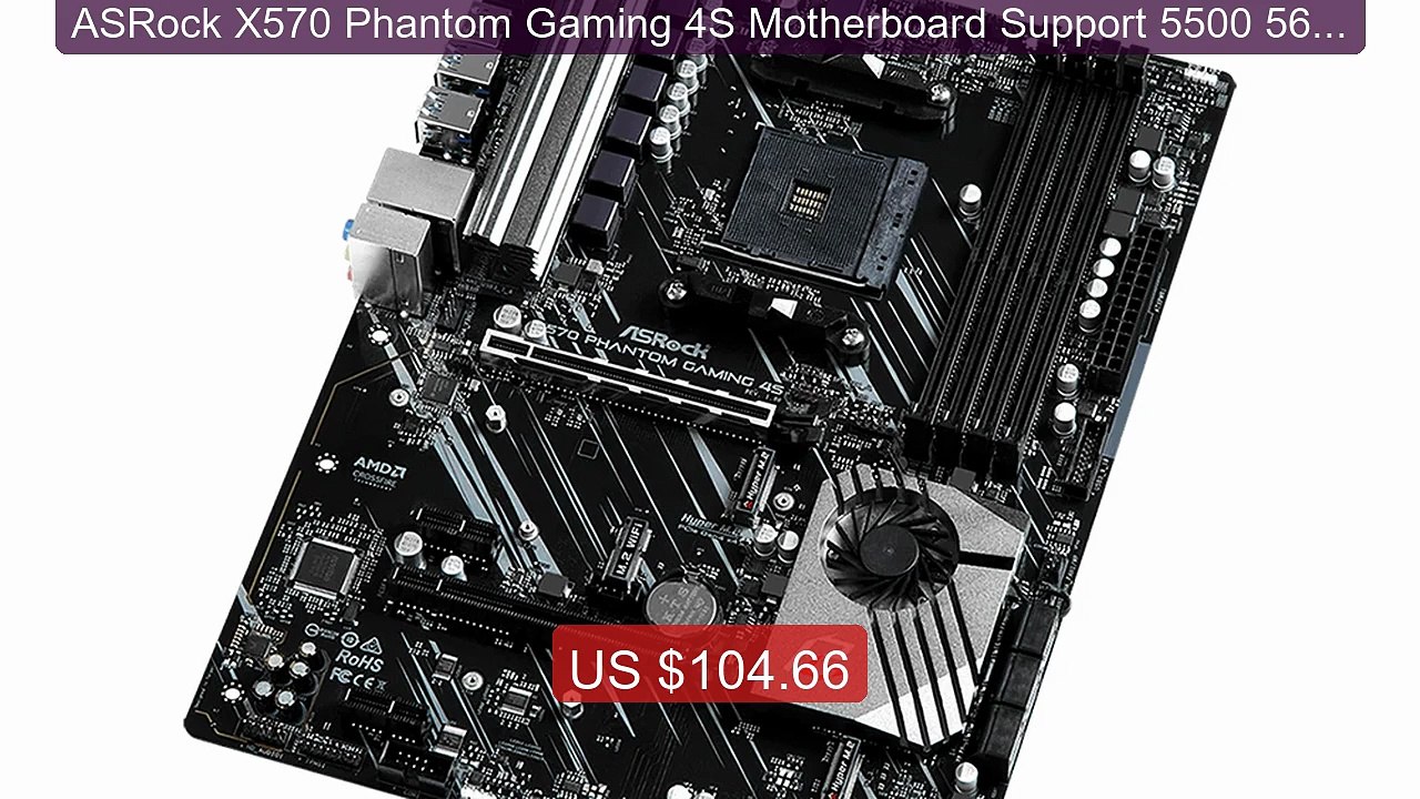 ASRock X570 Phantom Gaming 4S Motherboard Support 5500 5600 5700X 5... -- Top Rated 2026 | Buy Now!