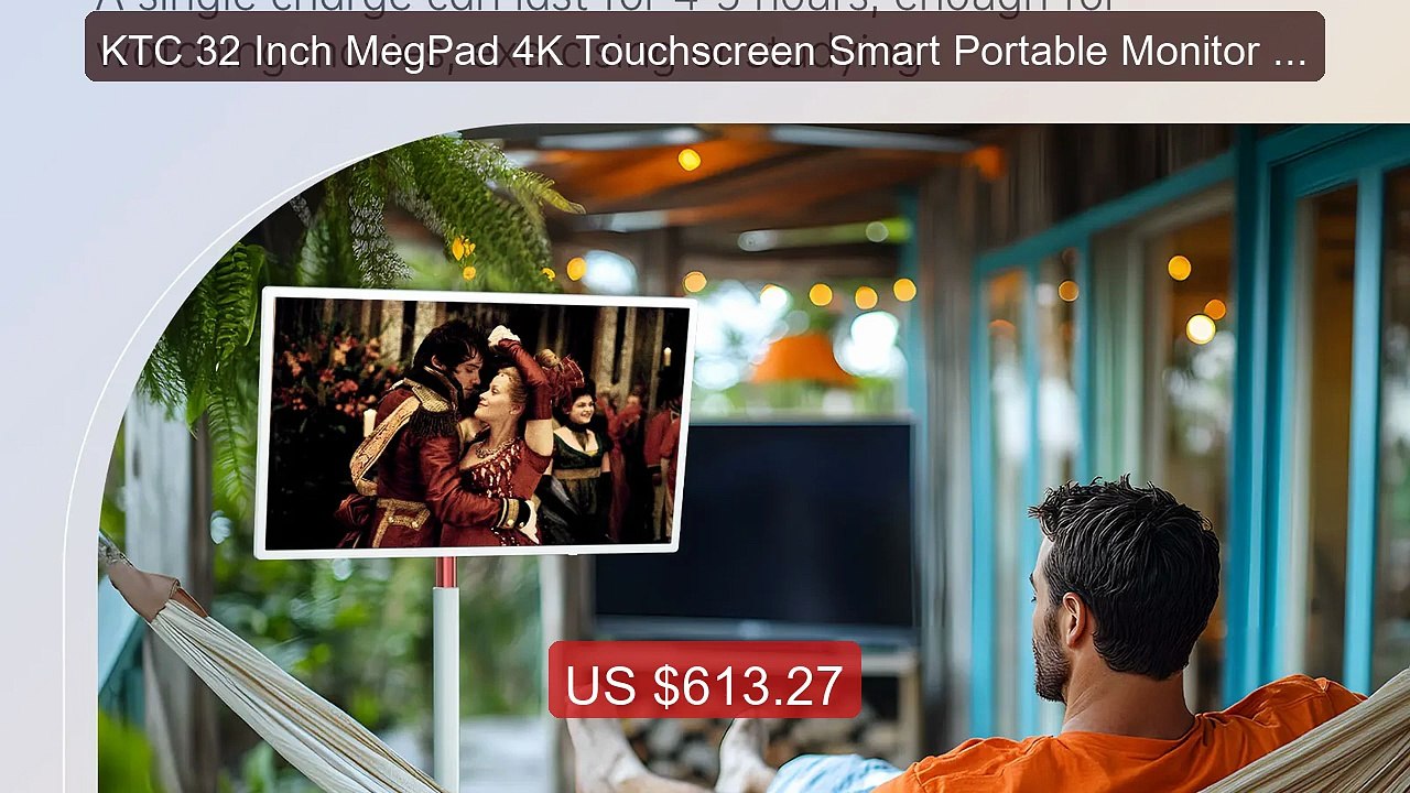 KTC 32 Inch MegPad 4K Touchscreen Smart Portable Monitor wi... -- Top Pick 2026 | Unbeatable Price!