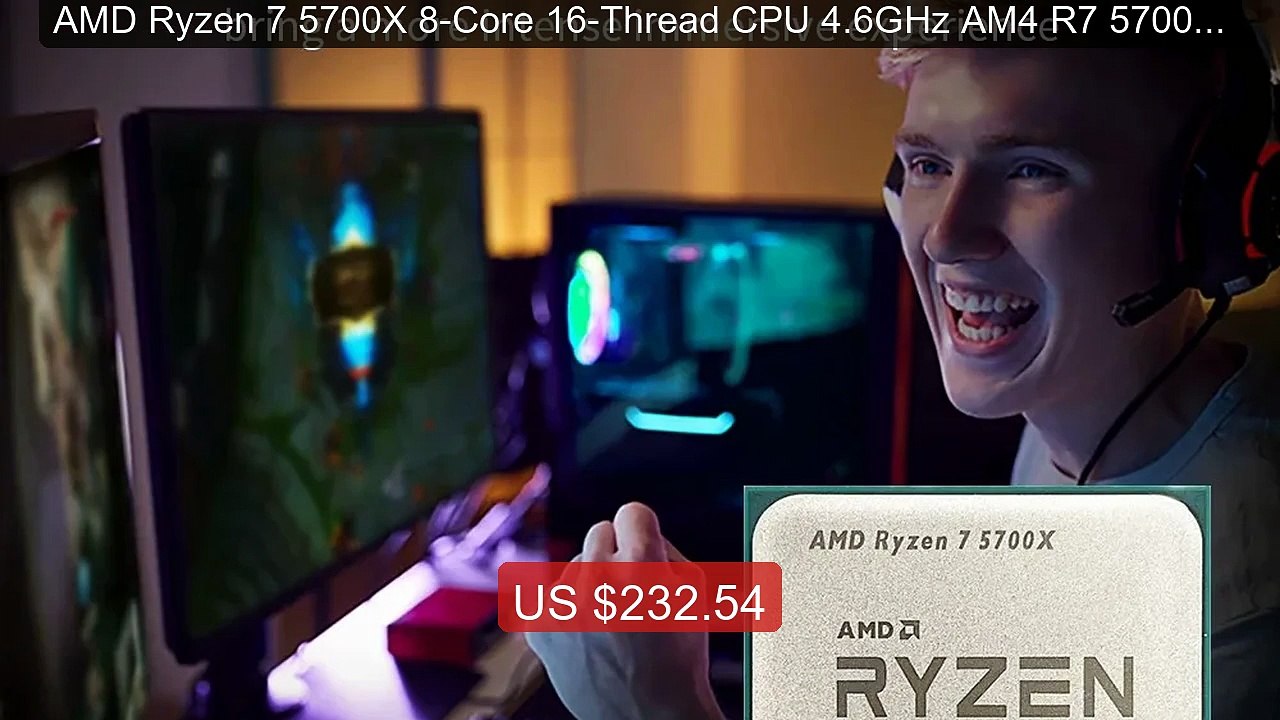 AMD Ryzen 7 5700X 8-Core 16-Thread CPU 4.6GHz AM4 R7 5700X - Withou... -- Top Rated 2026 | Buy Now!