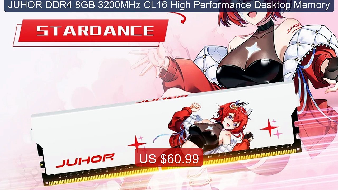JUHOR DDR4 8GB 3200MHz CL16 High Performance Desktop Memory -- Top Rated 2026 | Buy Now!