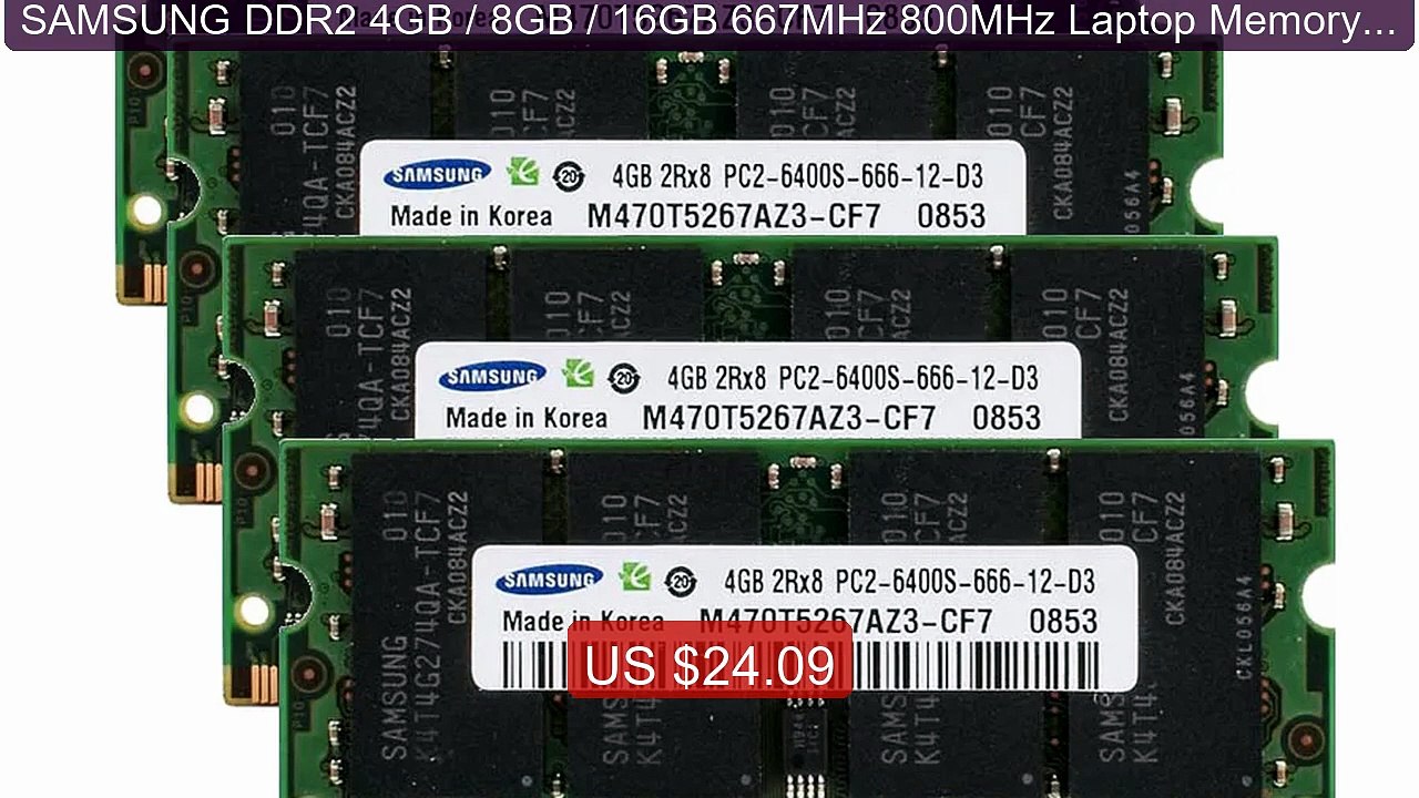 SAMSUNG DDR2 4GB / 8GB / 16GB 667MHz 800MHz Laptop Memory SO-D... -- Best Buy 2026 | Great Quality!