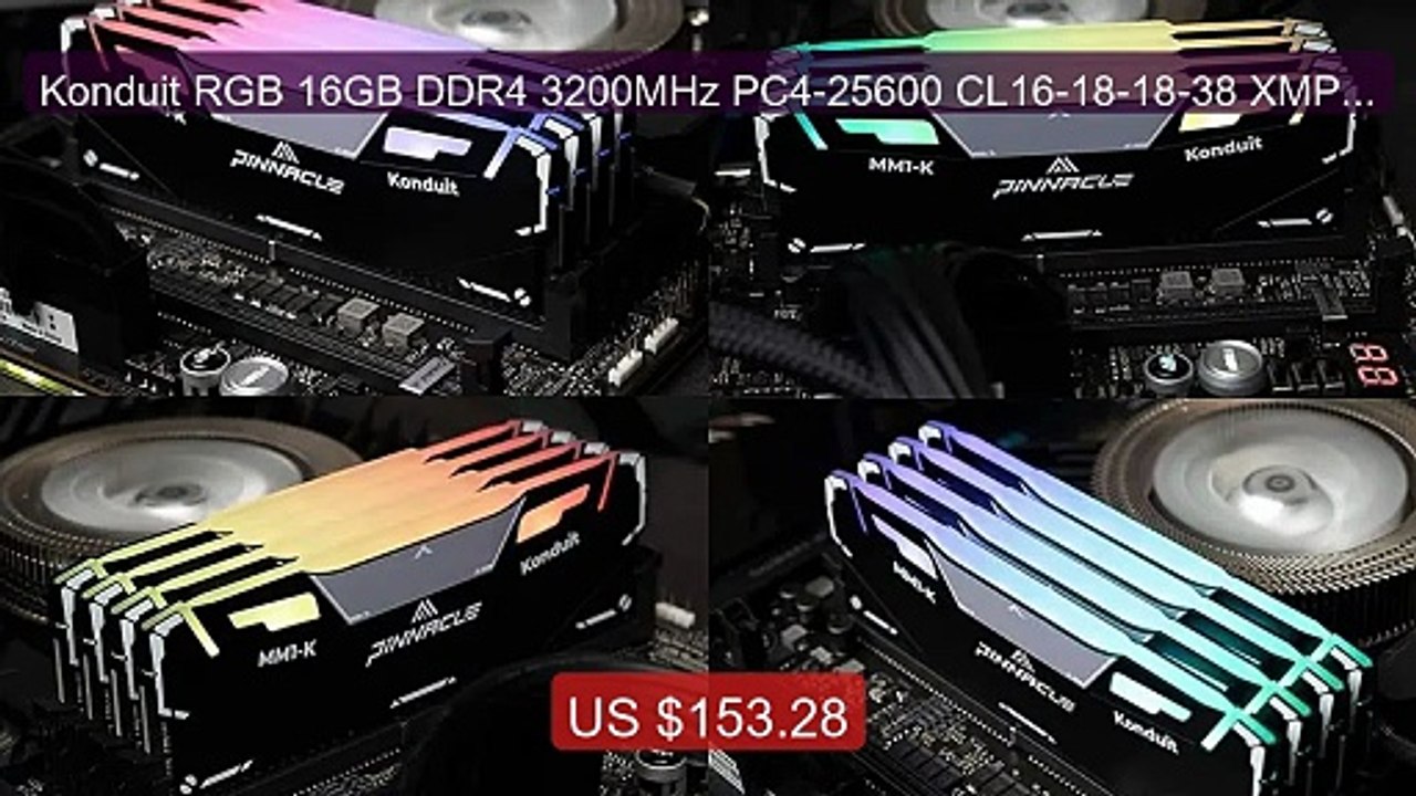 Konduit RGB 16GB DDR4 3200MHz PC4-25600 CL16-18-18-38 XMP2.... -- Top Pick 2026 | Unbeatable Price!