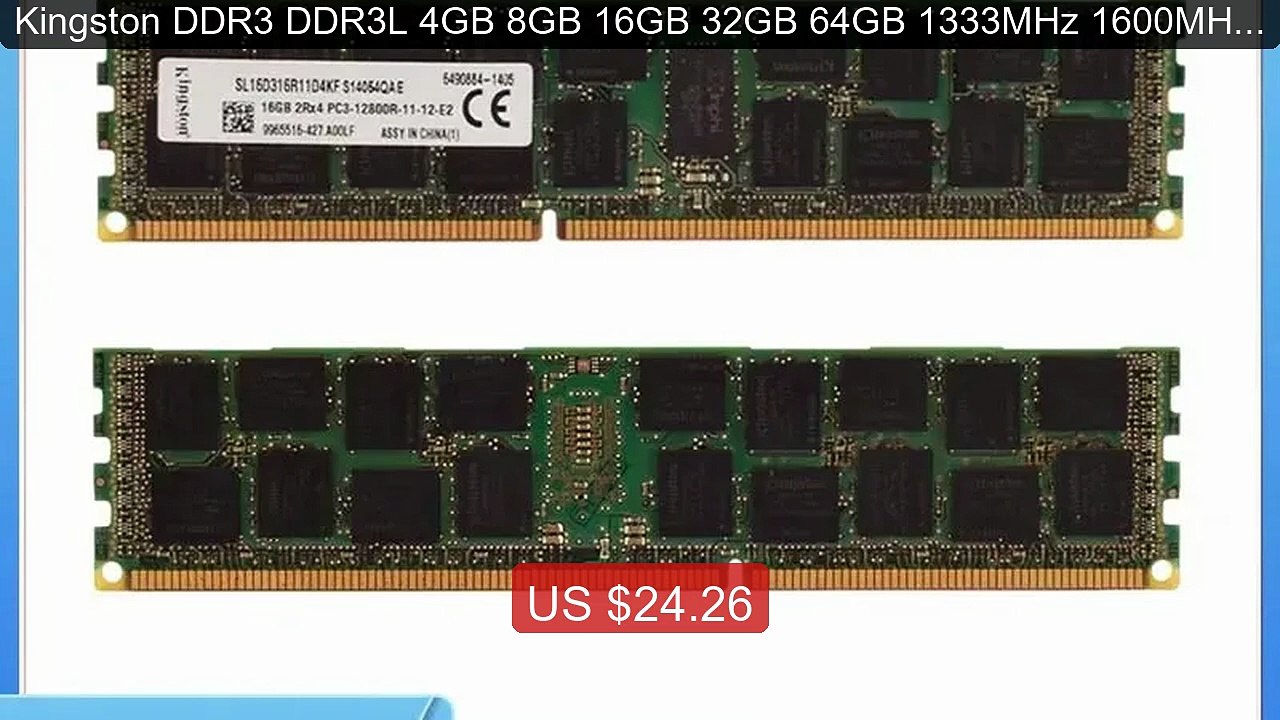 Kingston DDR3 DDR3L 4GB 8GB 16GB 32GB 64GB 1333MHz 1600MHz 186... -- Best Buy 2026 | Great Quality!