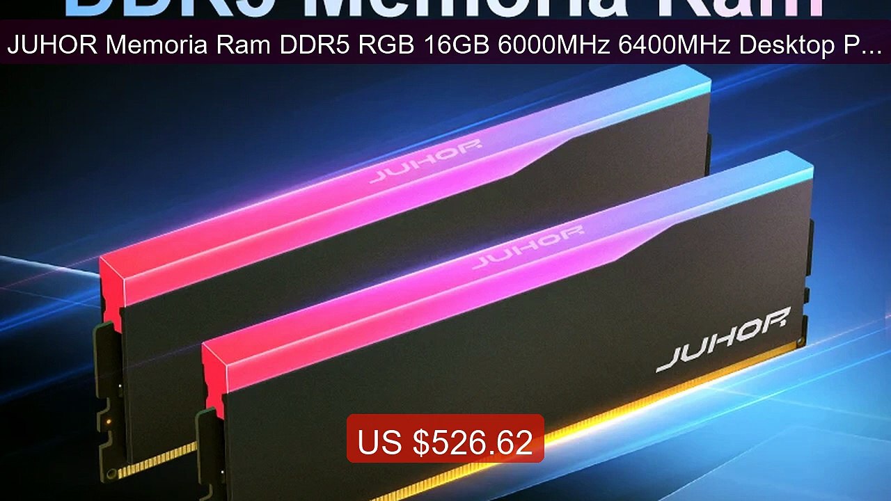 JUHOR Memoria Ram DDR5 RGB 16GB 6000MHz 6400MHz Desktop PC5 C... -- Amazing Value 2026 | Must Have!