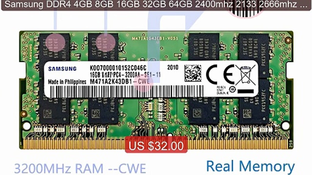 Samsung DDR4 4GB 8GB 16GB 32GB 64GB 2400mhz 2133 2666mhz 3200m... -- Best Buy 2026 | Great Quality!