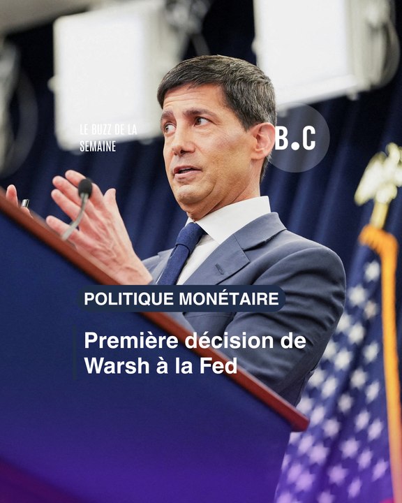 Première décision de Warsh à la Fed