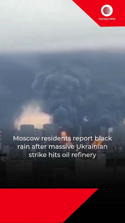 Moscow residents report black rain